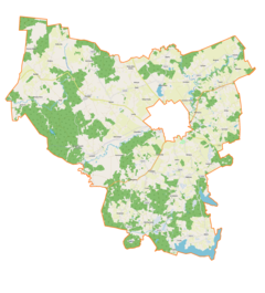 Mapa lokalizacyjna gminy wiejskiej Lidzbark Warmiński