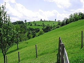 Paysage près de Ljubiš