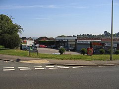 Local Shops. The small 1960s shopping precinct at the junction of Mewburn Road and the Queensway, Banbury.