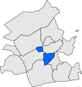 Placering af Santa Oliva