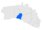 Localització des Migjorn Gran respecte de Menorca.svg