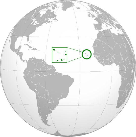 File:Location of Cape Verde in the globe.svg