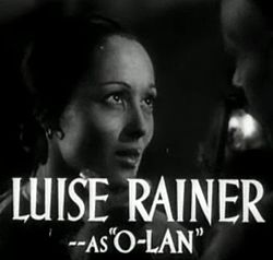 Luise Rainerová v hlavní roli filmu