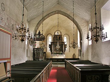 Interior da igrexa