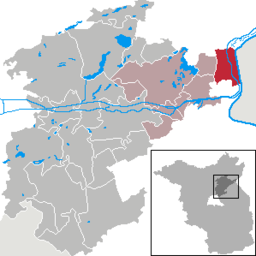 Läget för kommunen Lunow-Stolzenhagen i Landkreis Barnim