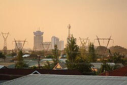 Lusaka (Zambia) at dusk..jpg