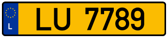 File:Luxemburgian license plate.svg