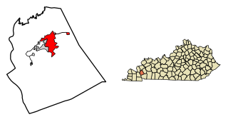 <span class="mw-page-title-main">Eddyville, Kentucky</span> City in Kentucky, United States