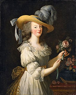 Marie Antoinette im Musselinkleid
