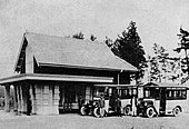 ライン遊園駅（1928年頃）
