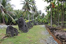 Rai stones on Yap Malal of Yorlap Kanifay Yap islands.jpg