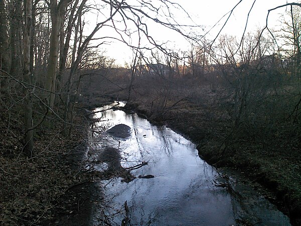 Manalapan Brook flows through the township