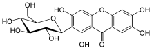 Chemische Struktur von Mangiferin