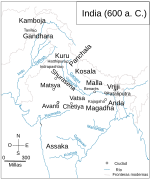 Map Of 16 Mahajanapada in Bengali-es.svg