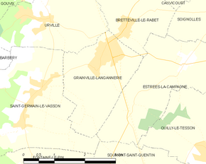 Poziția localității Grainville-Langannerie