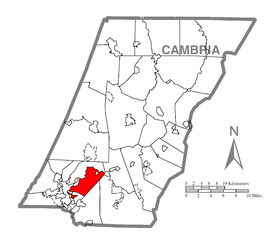 Ubicación del municipio de Conemaugh