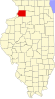 Mappa dell'Illinois che evidenzia Whiteside County.svg