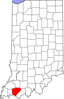 <span class="mw-page-title-main">National Register of Historic Places listings in Warrick County, Indiana</span>
