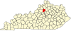 Kentuckyn kartta, jossa on korostettu Franklin County.svg