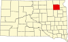 Karta över South Dakota Highlighting Day County.svg