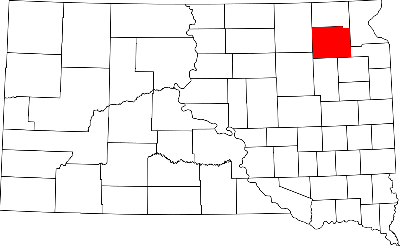 صورة:Map of South Dakota highlighting Day County.svg