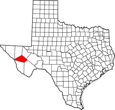Map of Texas highlighting Jeff Davis County.svg
