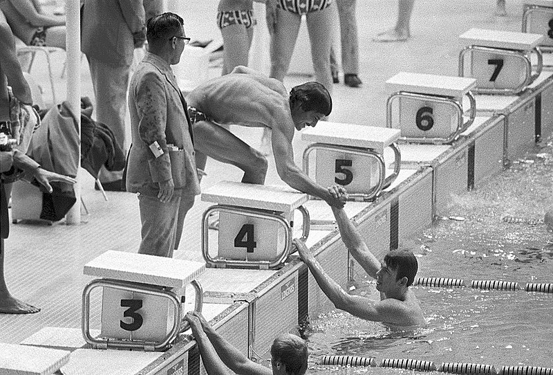 File:Mark Spitz and Jerry Heidenreich 1972.jpg