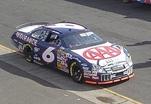 Martin in his final season for Roush in 2006. Markmartinaaa2006car.jpg