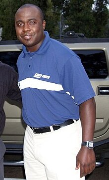 Marshall Faulk in 2008 in San Diego MarshallFaulkByPhilKonstantin.jpg