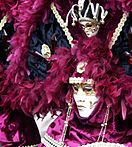 Máscara usada no carnaval de Veneza.