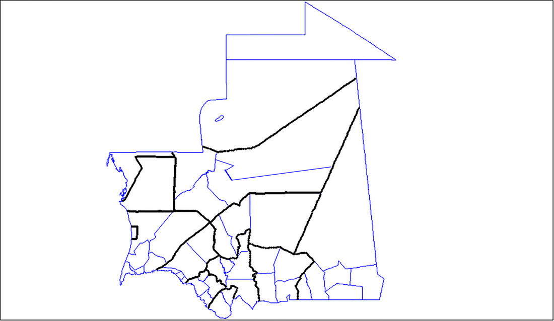 Departementen van Mauritanië