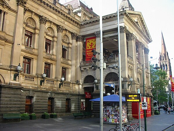 The Melbourne Town Hall serves as a hub for the MICF, as well as a venue for many performances.