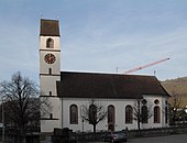 Catholic parish church in Mettau Mettau, Kirche St. Remigius 2.jpg