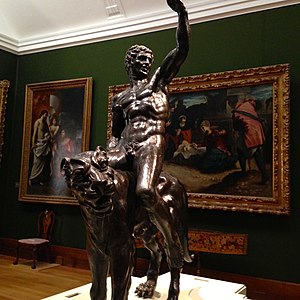 Michelangelo (alleged) bronze at Fitzwilliam Museum, Cambridge.jpg