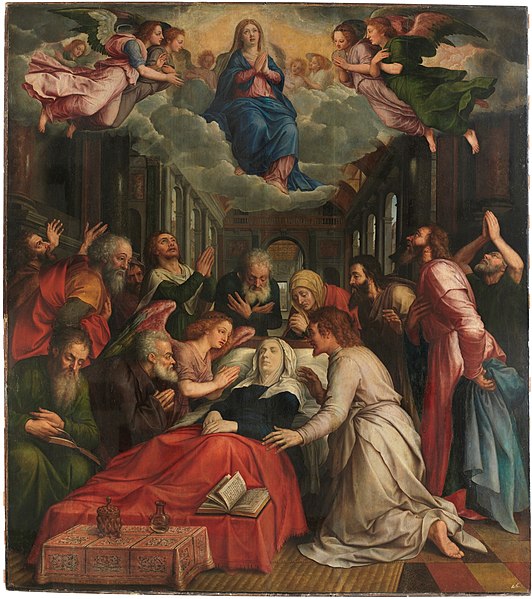 File:Michiel Coxie - The Death of the Virgin.jpg