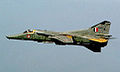 A MiG-27 flying