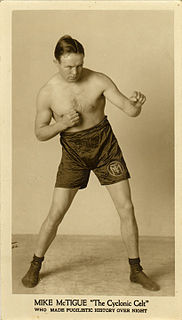 Mike McTigue Irish boxer