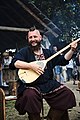 Mikołaj Rybacki from Polish folk band Percival in Wiking and Slavic Festival in Wolin 2018