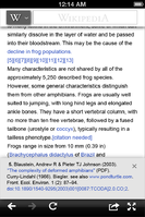 mobile Wikipedia mit Reference reveal (ebenso in der WMF Wikipedia app)