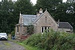 Jedfoot Lodge With Gates And Boundary Wall