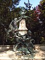 Bust of Eugène Delacroix in Jardin du Luxembourg