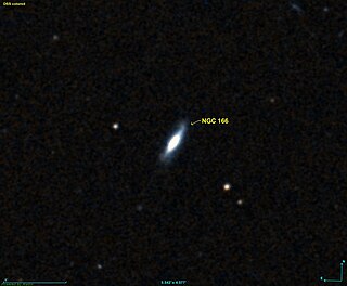 <span class="mw-page-title-main">NGC 166</span> Spiral galaxy in the constellation Cetus