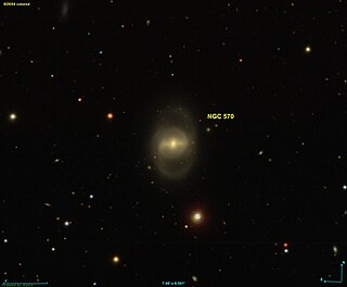 <span class="mw-page-title-main">NGC 570</span> Galaxy in the constellation Cetus