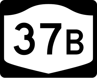 <span class="mw-page-title-main">New York State Route 37B</span> East–west state highway located in St. Lawrence County, New York