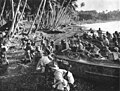 30 New Zealand division troops pour ashore on Vella Lavella to relieve the 35th Regimental Combat Team and the 1st Battalion, 145th Infantry