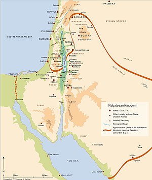 Nabatejci: Historie, Obchodníci, Města