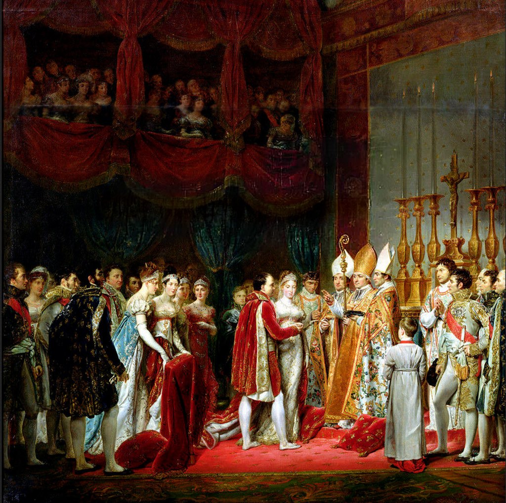 Mariage de Napoléon Ier et Marie-Louise d&#039;Autriche.