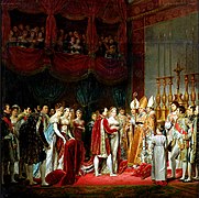 Mariage religieux de Napoléon Ier et de Marie-Louise d'Autriche dans le Salon carré du Louvre, par Georges Rouget