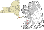 Nassau County New York incorporated and unincorporated areas North Lynbrook highlighted.svg