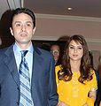 Zinta with boyfriend Ness Wadia at the 2007 Giants Day Awards